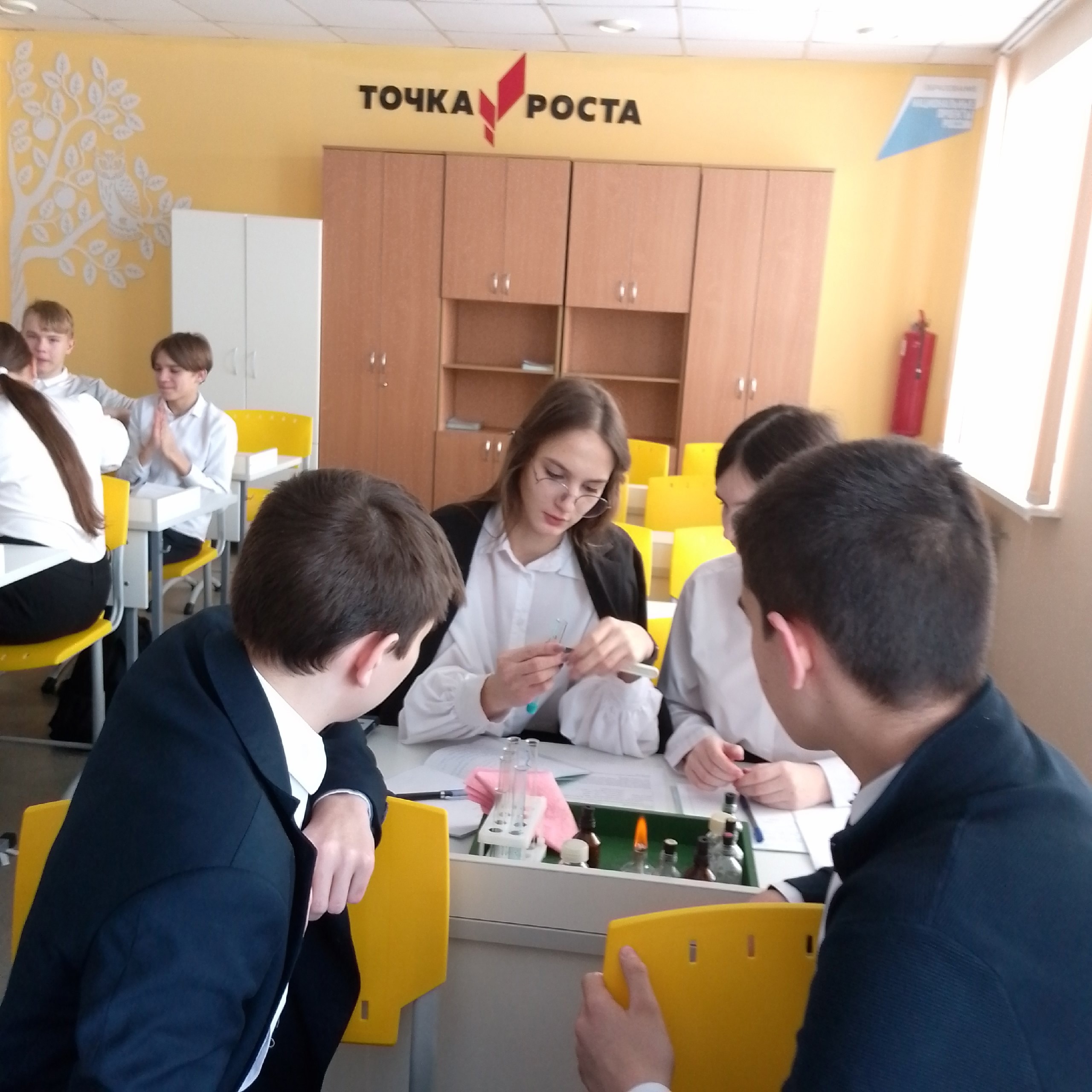 Эксперименты в "Точке роста".